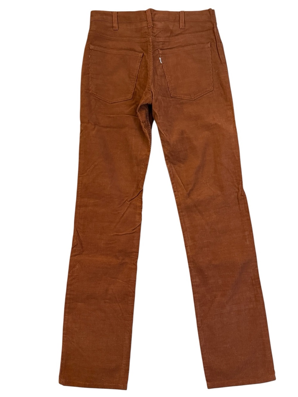 VTG 1980 Levis 519 Corduroy Pants Brown White Tab Straight 32x36 Fits 30x34 USA - Picture 2 of 15